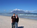 Me and Katie with Table Mountain in the background